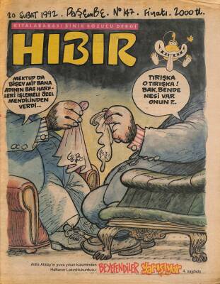Hıbır Mizah Dergisi 20 Şubat 1992 Sayı 147 NDR80828 - 1