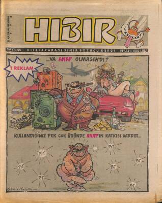Hıbır Mizah Dergisi 21 Haziran 1990 Sayı 60 NDR80926 - 1
