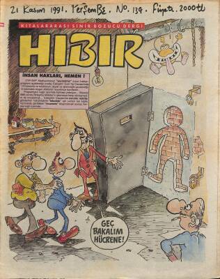 Hıbır Mizah Dergisi 21 Kasım 1991 Sayı 134 NDR80815 - 1