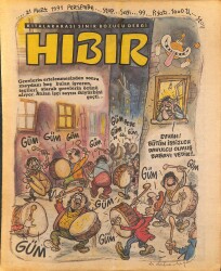 Hıbır Mizah Dergisi 21 Mart 1991 Sayı 97 NDR95303 - Gökçekoleksiyon