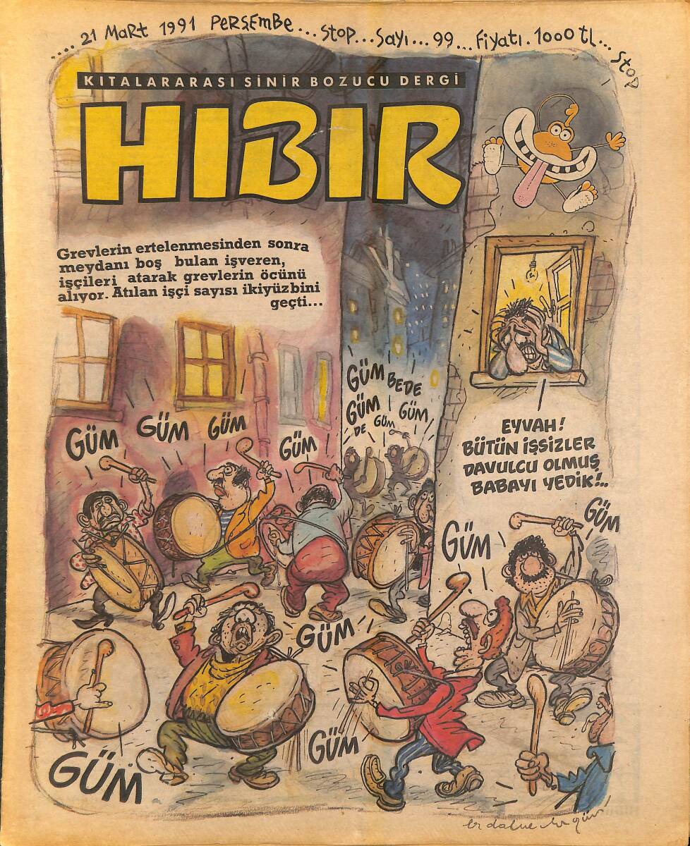 Hıbır Mizah Dergisi 21 Mart 1991 Sayı 97 NDR95303 - 1