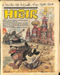 Hıbır Mizah Dergisi 22 Ağustos 1991 Sayı 121 NDR80873 - Gökçekoleksiyon
