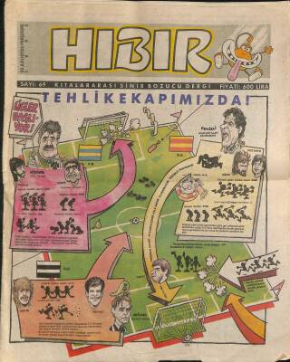 Hıbır Mizah Dergisi 23 Ağustos 1990 Sayı 69 NDR78340 - 1