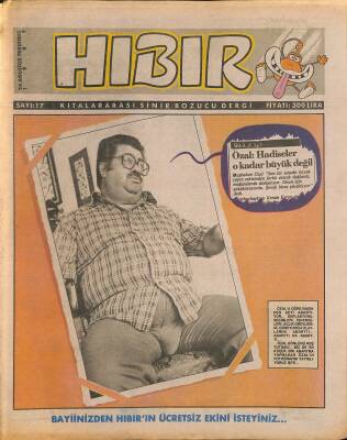 Hıbır Mizah Dergisi 24 Ağustos 1989 Sayı 17 NDR81100 - 1