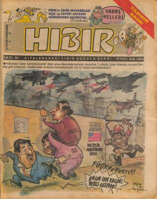 Hıbır Mizah Dergisi 24 Ocak 1991 Sayı 91 NDR80921 - 1
