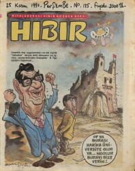 Hıbır Mizah Dergisi 25 Kasım 1991 Sayı 135 NDR80816 - Gökçekoleksiyon