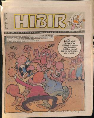 Hıbır Mizah Dergisi 25 Ocak 1990 Sayı 39 NDR78259 - 1