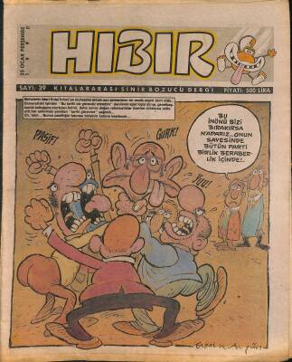 Hıbır Mizah Dergisi 25 Ocak 1990 Sayı 39 NDR81114 - 1