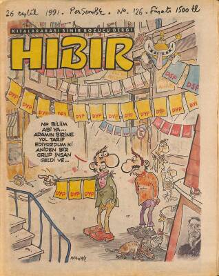 Hıbır Mizah Dergisi 26 Eylül 1991 Sayı 126 NDR80887 - 1
