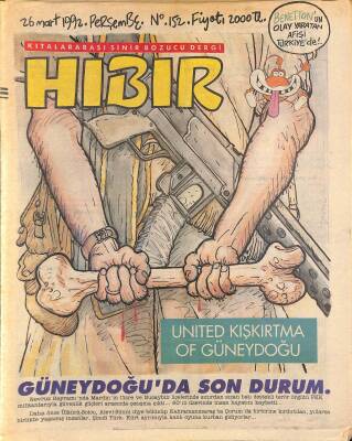 Hıbır Mizah Dergisi 26 Mart 1992 Sayı 152 NDR80833 - 1