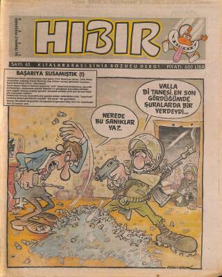 Hıbır Mizah Dergisi 26 Temmuz 1990 Sayı 65 NDR81068 - 1