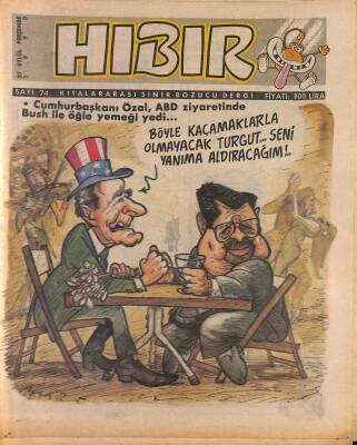 Hıbır Mizah Dergisi 27 Eylül 1990 Sayı 74 NDR81036 - 1