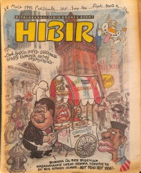 Hıbır Mizah Dergisi 28 Mart 1991 Sayı 100 NDR95304 - Gökçekoleksiyon