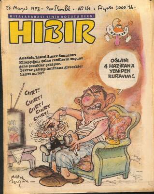 Hıbır Mizah Dergisi 28 Mayıs 1992 Sayı 161 NDR80879 - 1