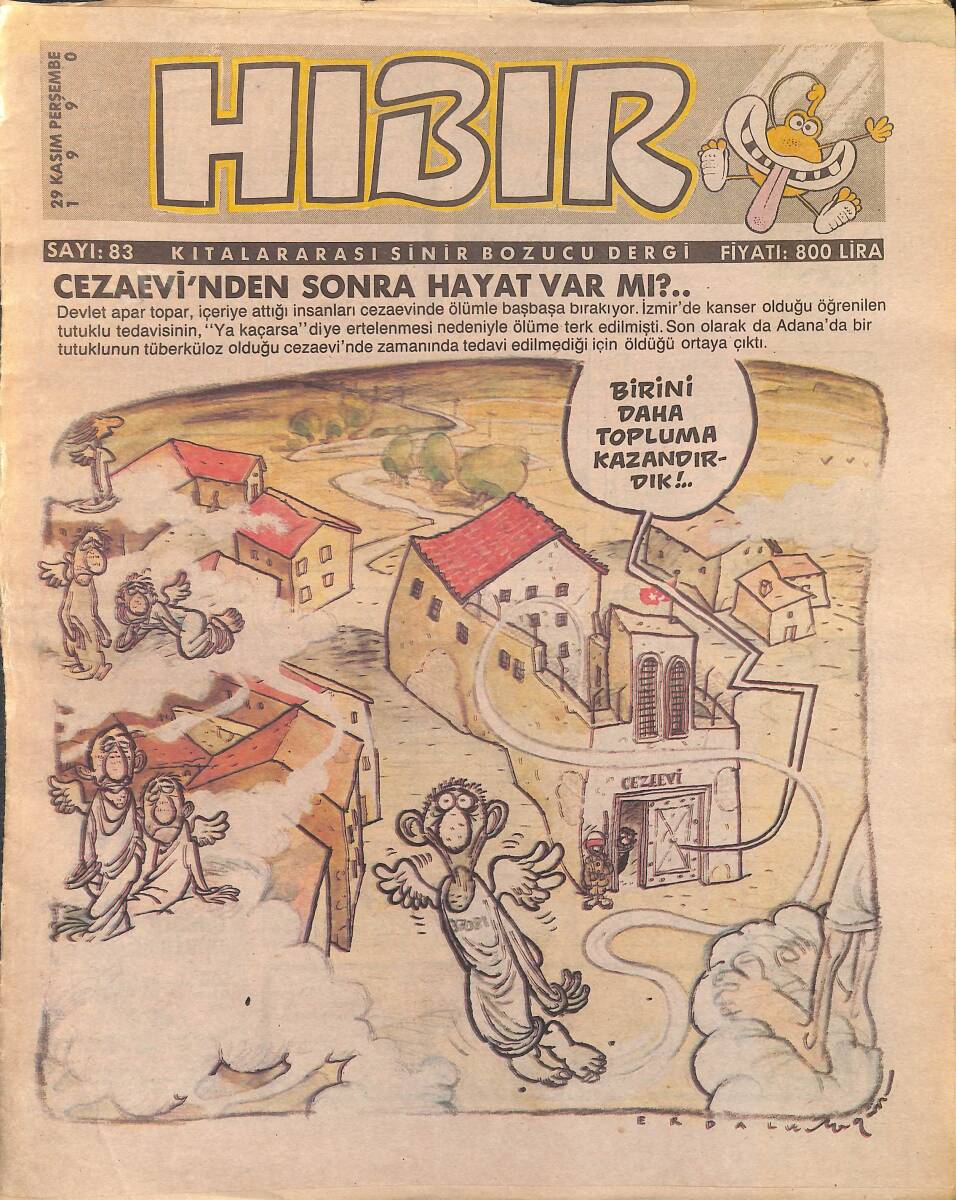 Hıbır Mizah Dergisi 29 Kasım 1989 Sayı 83 NDR95326 - 1