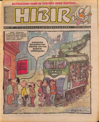 Hıbır Mizah Dergisi 3 Ağustos 1989 Sayı 14 NDR81096 - 1