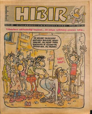 Hıbır Mizah Dergisi 3 Ocak 1991 Sayı 88 NDR80918 - 1