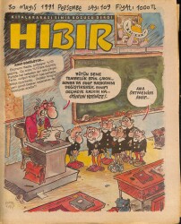 Hıbır Mizah Dergisi 30 Mayıs 1991 Sayı 109 NDR80911 - Gökçekoleksiyon