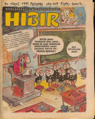 Hıbır Mizah Dergisi 30 Mayıs 1991 Sayı 109 NDR80911 - 1