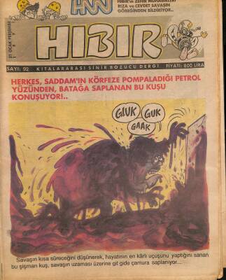 Hıbır Mizah Dergisi 31 Ocak 1991 Sayı 92 NDR80922 - 1