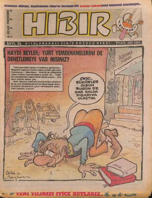 Hıbır Mizah Dergisi 4 Ocak 1990 Sayı 36 NDR81065 - 1