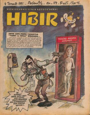 Hıbır Mizah Dergisi 4 Temmuz 1991 Sayı 114 NDR80864 - 1