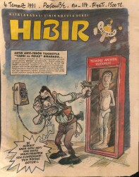 Hıbır Mizah Dergisi 4 Temmuz 1991 Sayı 114 NDR82404 - Gökçekoleksiyon