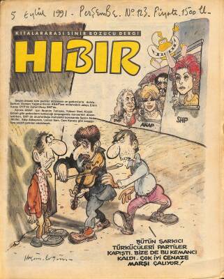 Hıbır Mizah Dergisi 5 Eylül 1991 Sayı 123 NDR80875 - 1