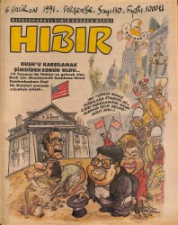 Hıbır Mizah Dergisi 6 Haziran 1991 Sayı 110 NDR80912 - Gökçekoleksiyon