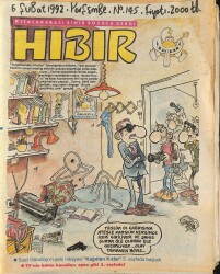 Hıbır Mizah Dergisi 6 Şubat 1992 Sayı 145 NDR80826 - Gökçekoleksiyon