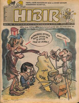 Hıbır Mizah Dergisi 7 Şubat 1991 Sayı 93 NDR80923 - 1