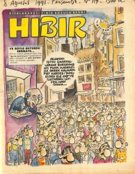 Hıbır Mizah Dergisi 8 Ağustos 1991 Sayı 119 NDR80871 - Gökçekoleksiyon