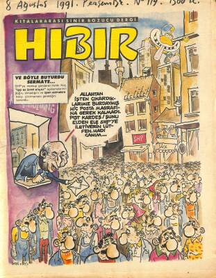 Hıbır Mizah Dergisi 8 Ağustos 1991 Sayı 119 NDR80871 - 1