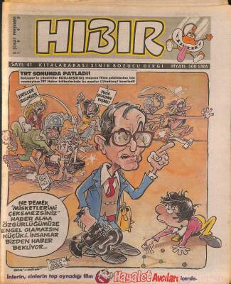 Hıbır Mizah Dergisi 8 Şubat 1990 Sayı 41 NDR81116 - 1