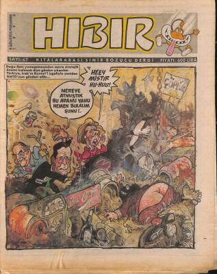 Hıbır Mizah Dergisi 9 Ağustos 1990 Sayı 67 NDR81070 - 1