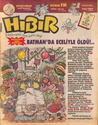 Hıbır Mizah Dergisi 9 Eylül 1993 Sayı 228 NDR80795 - 1