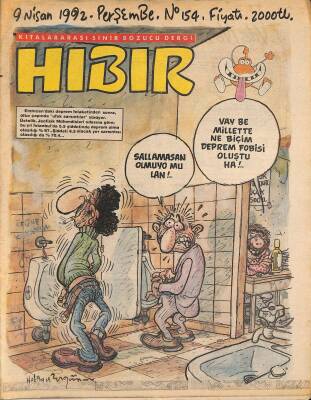 Hıbır Mizah Dergisi 9 Nisan 1992 Sayı 154 NDR80835 - 1