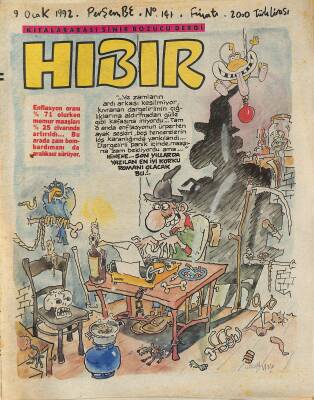 Hıbır Mizah Dergisi 9 Ocak 1992 Sayı 141 NDR80822 - 1