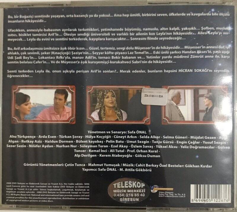 Hicran Sokağı VCD Film VCD5348 - 2