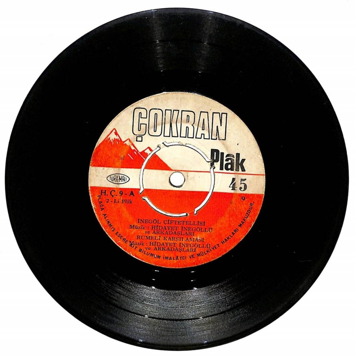 Hidayet İnegöl Ve Arkadaşları - İnegöl Çiftetellisi Rumeli Karşılaması Mini LP (106.5) PLK12437 - 1