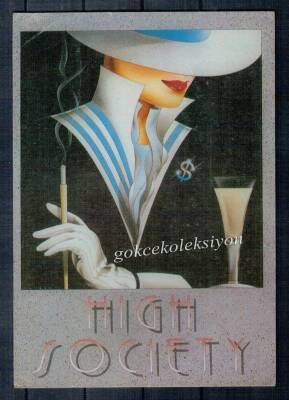 Hıgh Society Yazılı Tematik Kartpostal KRT4269 - 1