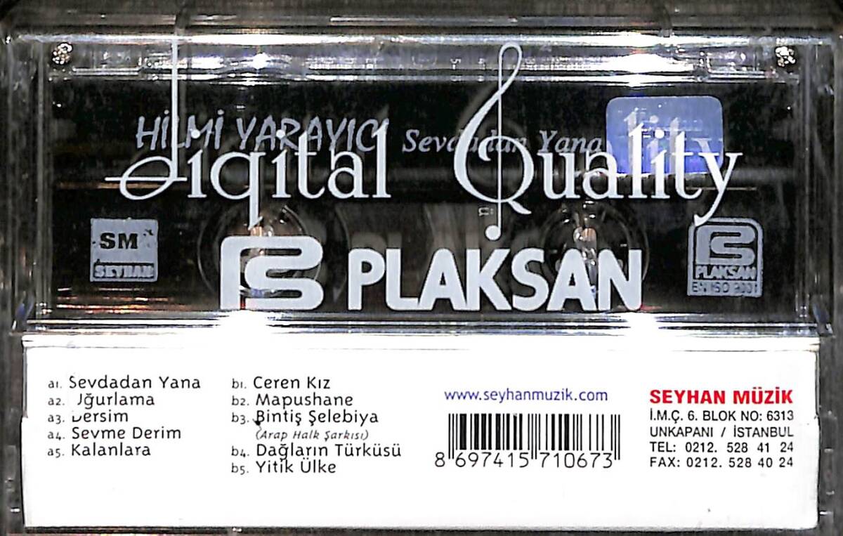 Hilmi Yarayıcı - Sevdadan Yana Kaset (Sıfır) KST28672 - 2