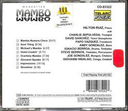 Hilton Ruiz - Manhattan Mambo CD (İkinci El) CD4002 - 2