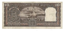 Hindistan 10 Rupi 1962-67 ÇT YKP4465 - 2