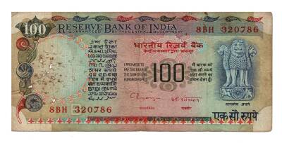 Hindistan 100 Rupi 1985-90 Haliyle YKP3994 - 1