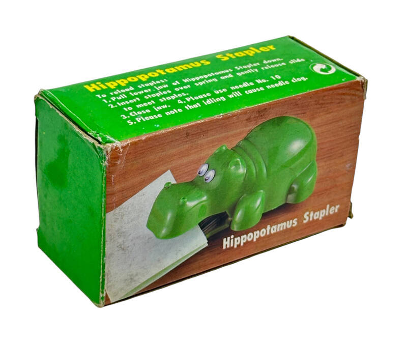 Hippopotamus Timsah Formunda Zımba (Sıfır Ürün) AOB4435 - 5