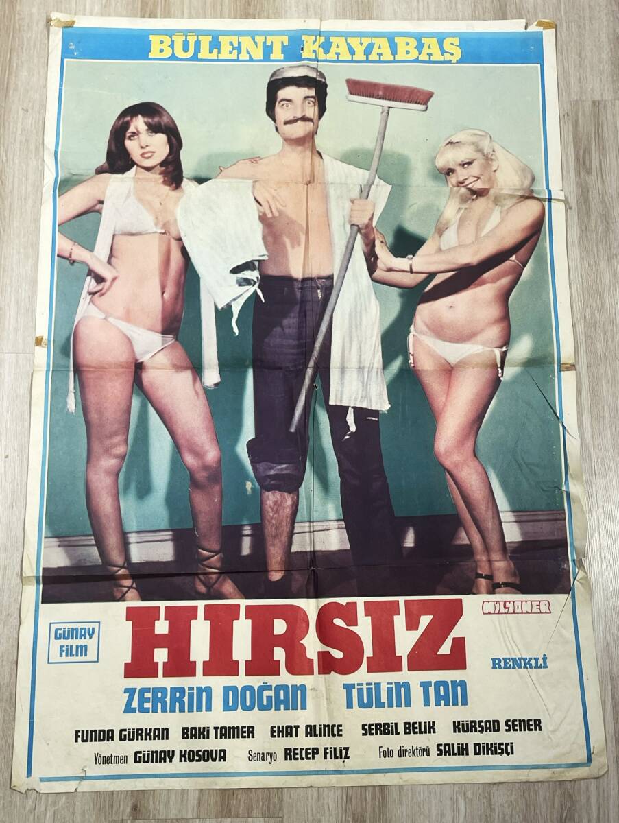 Hırsız (1979) Orijinal Sinema Afişi - Ultra Dev Boy (70x100) - Bülent Kayabaş AFIS40 - 1