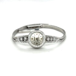 Hıslon 18 Ayar Pırlanta Taşlı Bayan Kol Saati SAA042 #16.68 - 4