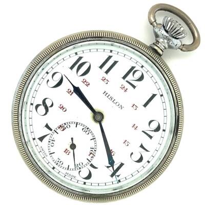 Hislon Porselen Kadran Çift Rakam Kurmalı Cep Saati – 50 mm G-GSR73 - 2