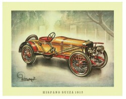HISPANO SUIZA 1912 Araba Serisi Kartpostal KRT5542 - Gökçekoleksiyon